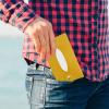 Tissue Holder | Travel Tissue Case | PU Leather Tissue Box | Black view 3