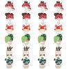 LEGENTLISUR 24 Pack Mushroom Charms view 1