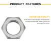 QUARKZMAN 4-Pack Locknuts, DN10 PT 3/8" Female Thread, 304 Stainless Steel Hex Pipe Nuts view 4