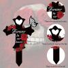 2D Acrylic Grave Decoration Stake for Cemeteries view 4