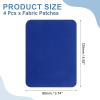 QUARKZMAN Iron-On Patches, 4 Pieces, 125x95mm - Dark Blue view 2
