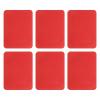 QUARKZMAN Iron-On Patches, 6 Pieces, 125x95mm - Red view 1