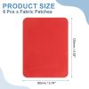 QUARKZMAN Iron-On Patches, 6 Pieces, 125x95mm - Red view 2