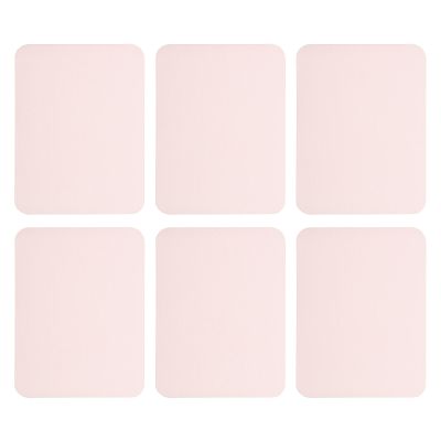 QUARKZMAN Iron-On Patches, 6 Pieces, Light Pink
