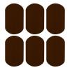 QUARKZMAN Iron-On Patches, 6-Piece, 180 x 110 mm, Dark Brown view 1
