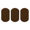 QUARKZMAN Iron-On Patches, 3 Pieces, Dark Coffee view 1