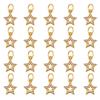 20 Pack 18K Gold-Plated Star Charms view 1