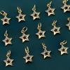 20 Pack 18K Gold-Plated Star Charms view 2