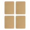 QUARKZMAN Iron-On Patches, 4 Pieces, 125x95mm - Light Brown view 1