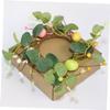 Gatuida Easter Candle Ring with Eucalyptus Imitation view 2