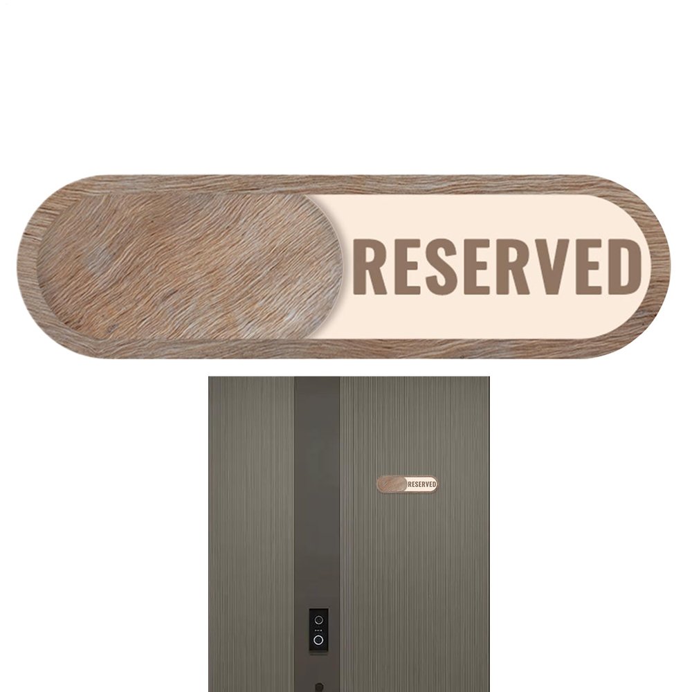 Vacant Bath Sign with Do Not Disturb