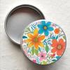 Small Vintage Floral Tin view 2