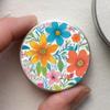 Small Vintage Floral Tin view 3