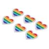 Heart Patches - 6 PCs Mini Portable Heart Stickers for Clothing Decoration view 3