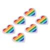 Heart Patches - 6 PCs Mini Portable Heart Stickers for Clothing Decoration view 4