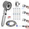 Filtered High-Pressure Handheld Showerhead, 4 Spray Modes view 1