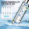 Filtered High-Pressure Handheld Showerhead, 4 Spray Modes view 3