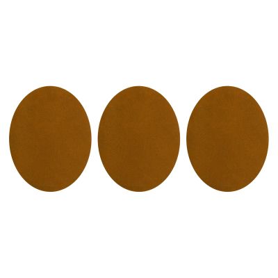 QUARKZMAN Iron-On Patches, 3 Pieces, 140x110mm - Camel