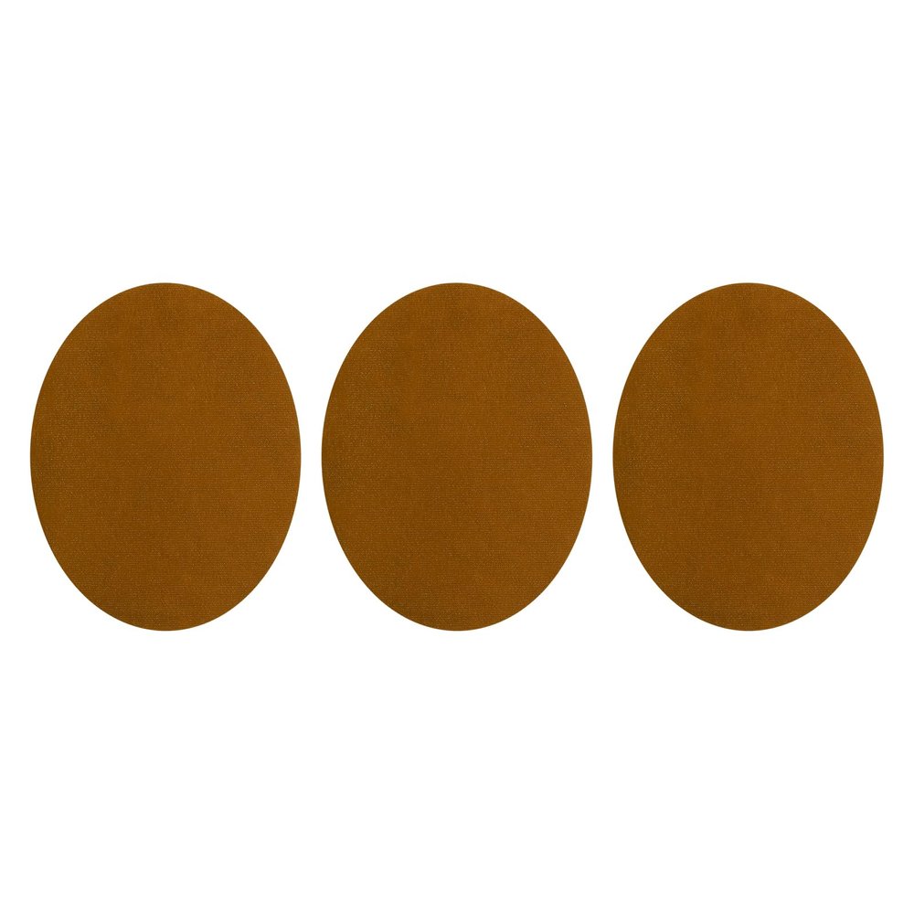 QUARKZMAN Iron-On Patches, 3 Pieces, 140x110mm - Camel