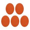 QUARKZMAN Iron-On Patches, 5 Pieces, 140x110mm - Orange view 1
