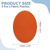 QUARKZMAN Iron-On Patches, 5 Pieces, 140x110mm - Orange view 2