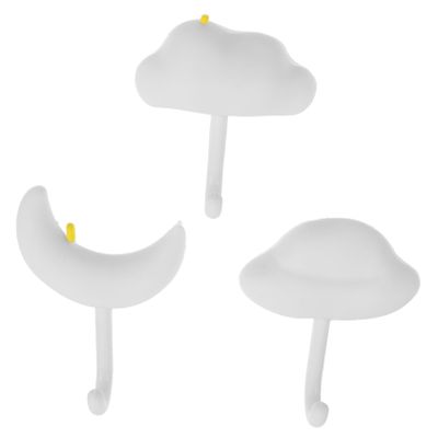 KOCKSHION 3-Piece Self-Adhesive Wall Hooks