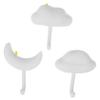 KOCKSHION 3-Piece Self-Adhesive Wall Hooks view 1