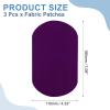 QUARKZMAN Iron-On Patches, 3 Pieces, 180x110mm - Purple view 2