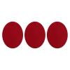 QUARKZMAN Iron-On Patches, 3 Pieces, 140x110mm - Red view 1