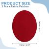 QUARKZMAN Iron-On Patches, 3 Pieces, 140x110mm - Red view 2