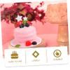 MAGICLULU 70-Piece Wood and Paper Cupcake Pickers with Star Glitter Cake Toppers view 3
