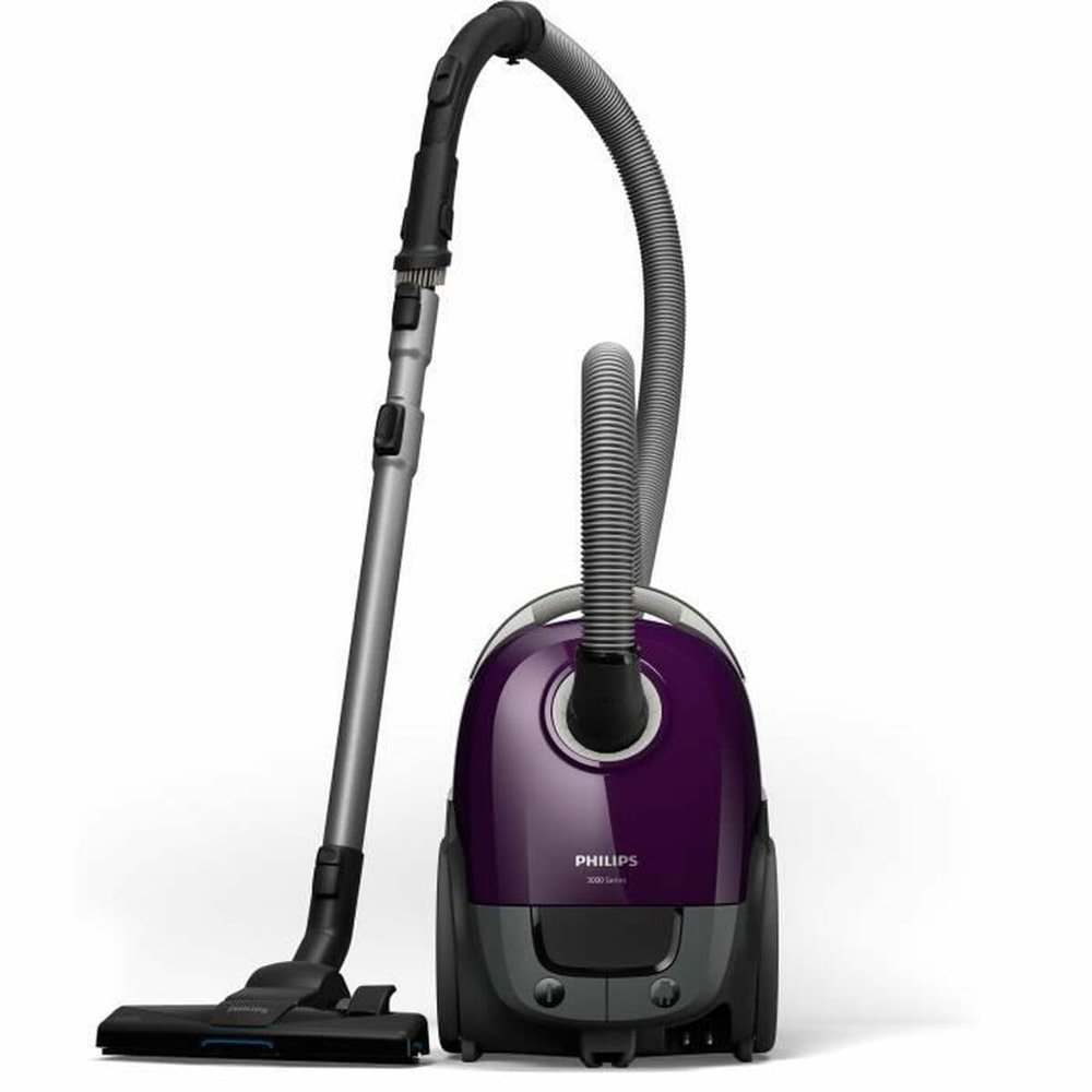 Bagged Vacuum Cleaner - Philips XD3100/06 - 900 W - 79 dB - Purple