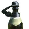 Hjatirace Soldier Salute Beer Bottle Helmet view 3