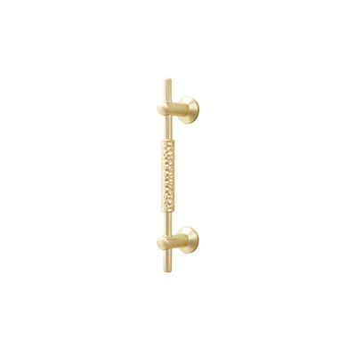 SKFGNX Gold-Colored Cabinet Handles for Kitchen Cabinets, Drawers, Doors and Furniture, Gray Simplicity Hardware, Brass Gold, 96 mm