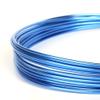 Colored Aluminum Wire, 5mm Diameter (Blue) view 1