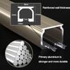 ININOSNP Aluminum Alloy Ceiling Track with Quiet Rollers, Champagne, 2 m/6.5 ft view 2
