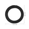 Abaodam Black Rubber Rings, 50-Piece Set for Barbell and Dumbbell Bars view 2