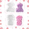 Skeadex Spring Flower Silicone Casting Molds, 3-Piece Set with Base Mold view 2