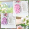 Skeadex Spring Flower Silicone Casting Molds, 3-Piece Set with Base Mold view 3