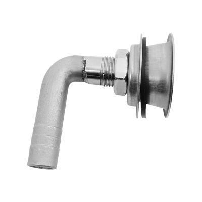 FNWXGMFZ 316 Stainless Steel Flush-Mount Thru-Hull Fuel Tank Vent with Mounting Gasket