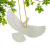 White Bird Decor, Flying Doves Ornament view 1