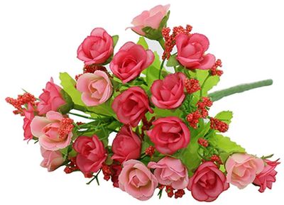 Artificial Rose Bouquet - 21 Heads