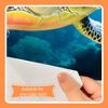 3D Sea Turtle Wall Decal, Ocean Theme, 62 x 45 cm, Underwater Scene view 4