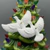 Pigeon Ornament - Lifelike White Flying Pendant view 4