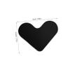 Gatuida 4-Piece Heart-Shaped Anti-Slip Carpet Pads view 2