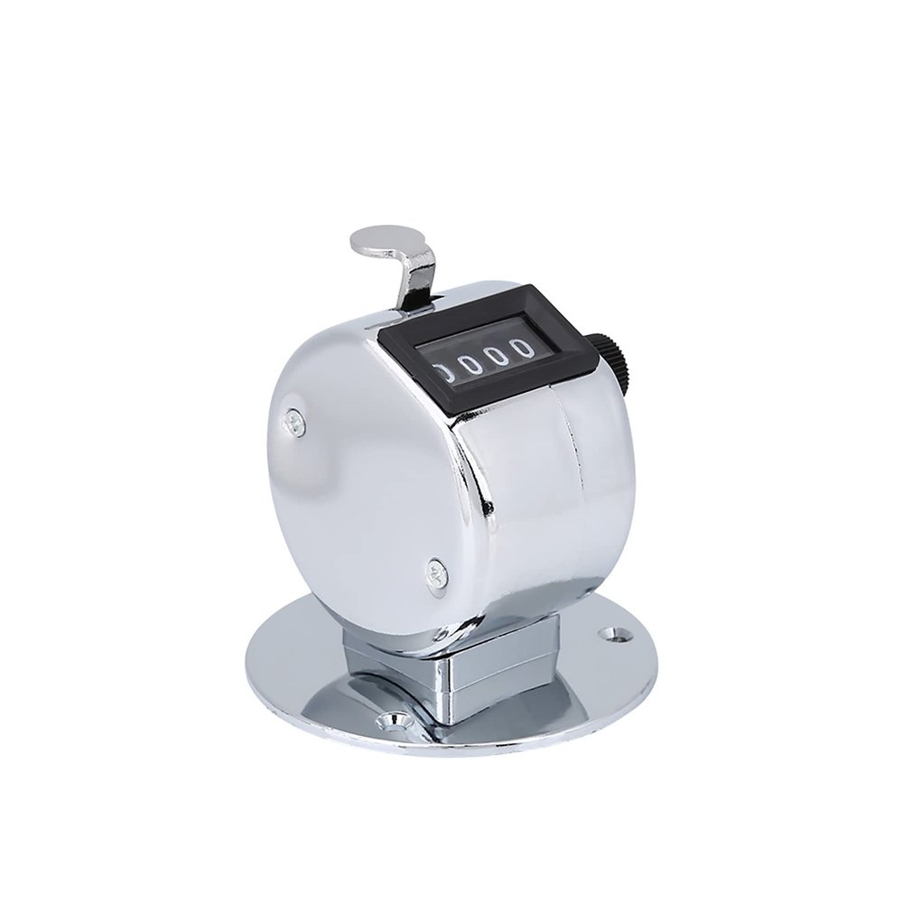 ANGGREK Handheld Counter Clicker with Metal Construction for Sports Games and Golf Scoring, Mini Tally Counter for Various Counting Tasks