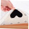 SOIMISS 4-Piece Heart-Shaped Non-Slip Rug Stickers view 3