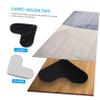SOIMISS 4-Piece Heart-Shaped Non-Slip Rug Stickers view 4