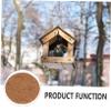 HEMOTON Coconut Fiber Pigeon Nest Mats, 10-Pack, Brown, Dry and Breathable view 3
