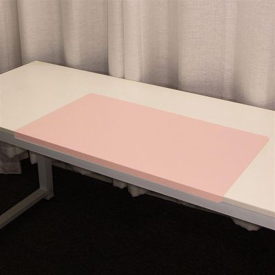 Lifup Desk Mat with Edge Protection, Waterproof Non-Slip PU Leather, Pink, 60 x 30 x 2 cm